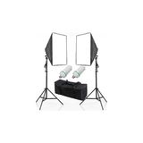 Soligor Video ve Fotoğraf 2li Softbox Seti Lambalı Set