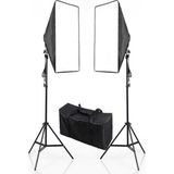 Soligor Video ve Fotoğraf 2li Softbox Seti Sürekli Işık
