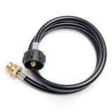 Solimeta 1,5 m Propan Adaptör Hortumu, Propan Tank Adaptörü, Propan Tank Hortumu, QCC1/Tip 1 için Yedeğ, 0,5 kg ila 9,1 kg Propan Tankı İçin Uygun