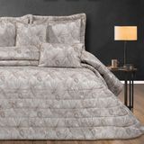 Solinas Collection Flora Krem - Cappuccino Çeyizlik Çift Kişilik Yatak Örtüsü - 270 x 260 cm