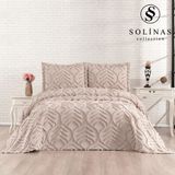 Solinas Collection Pera Vizon Ince Pike Yatak Örtüsü - 270 x 260 cm