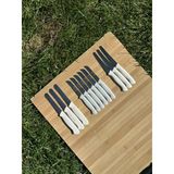Solingen 12 Parça Beyaz Set 6 Meyve Bıçağı+3 Sebze Bıçağı+3 Ava Bıçak