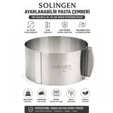 Solingen Ayarlanabilir Metal Kek Kalıbı 16-34 Cm