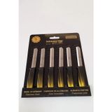 Solingen Blister Paketli 6Lı Solingen Meyve Bıçağı Seti Siyah Gold Degrade Saplı Tırtıklı Ağız Stoktan Hızlı Gönderim