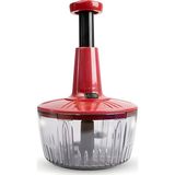 Solingen El Rondosu 1500 ml Paslanmaz Çelik 3 Bıçaklı Doğrayıcı - Kırmızı