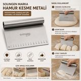 Solingen Hamur Kesme Aparatı Hediyeli Desenli Ahşap Hamur Şekillendirme Aparatı – Pratik Hamur Görselleştirme ve Kesme Rulosu – Solingen Hamur Kesme Metali Hediye Mutfak Ekipmaları ve Pratiklik