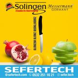 Solingen Messerman Solıngen | Tırtıklı Meyve & Sebze ve Et Soyma / Dilimleme Bıçağı - Siyah