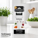 Solingen Sebze Soyacağı Paslanmaz Çelik Keskin Bıçaklı Patates Meyve Havuç Salatalık Soyacağı Ergonomik Soyacak Sariva Home - Beyaz