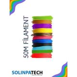 Solinpatech 3D Kalem Uyumlu PLA Filament 5 Metre 10 Parça Renkli Set 50 Metre Ekonomik Seçenek