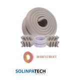 SolinpaTech 4 Köşe 2m Kalın Kauçuk Kenar Koruma – Krem Renk Bebek Güvenlik Seti (3M BANT HEDİYE)