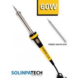 Solinpatech 60W Profesyonel Lehim Makinesi Plastik Materyal ile Setli Yedek Havya Ucu