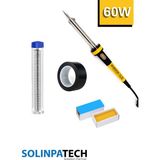 Solinpatech 60W Profesyonel Yüksek Sıcaklığa Dayanıklı Kalem Havya Pasta Lehim Bant
