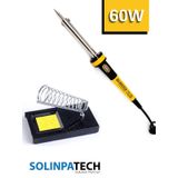 Solinpatech 60w Profesyonel Yüksek Sıcaklığa Dayanıklı Resistörlü Kalem Havya Ve Stant