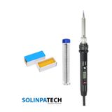 SolinpaTech 80w Lcd Dijital Kalem Havya Lehim Ve Pasta Dahil – Profesyonel Lehimleme Seti