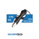 SolinpaTech 8586 Sıcak Hava Istasyonu Yedek Hava Üfleme Kolu – 8 Dişi Pinli, Dayanıklı Ve Uyumlu