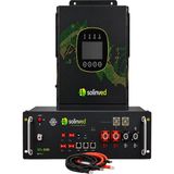 Solinved 6.5kw Bağevi Paketi 1 Adet 6.5kw Akıllı Inverter 1 Adet 51.2V 100AH Lityum Akü