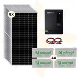 Solinved 9600W Akıllı Mono Siyah Beyaz Güneş Enerjili Paket Sistem