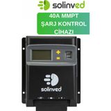 Solinved Şarj Kontrol Cihazı 40A Mppt 12V-24V Solar Şarj Regülatör - Mppt340D Güneş Paneli Şarj