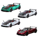 Solira Store - 1:24 Lüks Yarış Araba Diecast Model Araba Metal – Buhar Efektli, Işıklı Sesli, Açılır Kapılı Koleksiyon Oyuncak