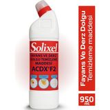 Solixel 950 ml Fayans Ve Derz Dolgu Temizleyicisi Doğal Beyazlık ve Hoş Koku Özelliği ile