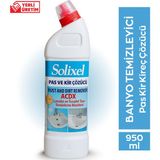 Solixel Pas Ve Kir Çözücü 950 ml Kokusuz Lavabo ve Tuvalet Taşı Temizleme Ürünü