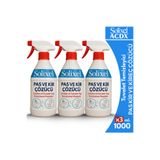 SOLİXEL Solixel ACDX® Pas ve Kir Çözücü | Lavabo ve Tuvalet Taşı Temizleyici | 3'lü Set – 1000 ml x3
