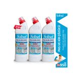 SOLİXEL Solixel Pas ve Kir Çözücü ACDX 3'lü Set – Lavabo & Tuvalet Taşı Temizleyici | 3x950 ml