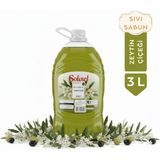 Solixel Zeytin Çiçeği Sıvı Sabun 3 Lt Ferah Kokulu Ekonomik Boy El Sabunu
