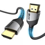 SOLKE HDMI 2.1 Kablo UHD 8K 60Hz 4K 120Hz 48Gbps HDR eARC HDCP TV Monitör PS5 Xbox Görüntü Kablosu Örgülü Alüminyum (2 Metre)