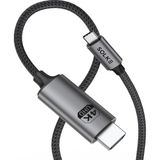 Solke Type-C To HDMI Kablo 2 Metre 4K 60Hz 18GBPS Örgülü Alüminyum Görüntü Aktarma Kablosu