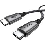 Solke Usb4 Type-C To Type-C Kablo 1.8 M 240W Pd 40GBPS 8k 60Hz Thunderbolt 3/4 Uyumlu - 1,8 m