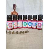 Solman Buhurdanlık Kokusu 7 Çakra Saf Aromaterapi Uçucu Yağ Karışımı Meditasyon Yoga Bitkisel Esansansiyel Yağ 10ML 7 Adet - 7 Çakra Set