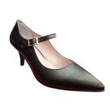 Solmaz Gp Lk011 Siyah Hakiki Deri Stiletto