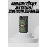 Solmazlar Online Bluetooth Hoparlör Yüksek Ses Kaliteli Büyük Boy Çift Çıkışlı Ses Bombası - SL0005-0BKCA