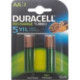 Solmazlar Online Duracell Şarj Edilebilir Kalem Pil 2'li Aa 2500 Mah - Belirtilmemiş - 0 - Siyah
