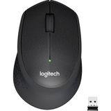 Solmazlar Online Logıtech M330 Sessiz Kablosuz USB Optik Mouse Siyah 910-004909 - Adaçayı Yeşili