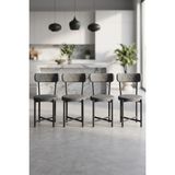 Solmazlar Online Sandalye 4 Adet Keten Kumaş Metal Ayak Modern Mutfak Sandalyesi Cafe Balkon Ofis Teddy 9809 Antrasit - Ahşap - Beyaz - Belirtilmemiş