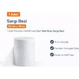 Solmazlar Online Sargı Bezi 15 cm x 10 M 1 Adet Pamuklu Hidrofil Gazlı Bez Tekli Rulo Sargı Bezi - 0 - 1 Ay