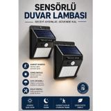 Solmazlar Online Solar Sensörlü Duvar Lambası Bahçe Lamba 20 Led Işık - SL0005-0CBVZ3