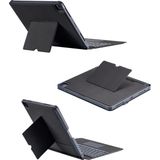 Solmazlar Online T5509D iPad Pro 12.9 (2022) Kılıf Palermo Ledli Klavyeli Standlı Tablet Kılıfı - Siyah - Belirtilmemiş