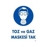 Solmazlar Online Toz ve Gaz Maskesi Uyarı Levhası 25X35 Kod:18 - Belirtilmemiş