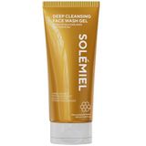 Solémiel Yağlı ve Akneye Eğilimli Ciltler İçin Yüz Yıkama Jeli 200 ML - Salisilik Asit (BHA), AHA, Bal ve Propolis Özlü Gözenek Sıkılaştırıcı, Siyah Nokta ve Sivilce Karşıtı Arındırıcı Temizleyici
