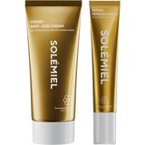 Solémiel Yaşlanma Karşıtı Cilt Bakım Seti - Bal Özlü Anti-Aging Krem (50 Ml) ve Spicule Teknolojili Retinal Krem (15 Ml) - Retinol, Peptit ve Hyalüron