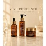 Solnare Gece Ritüeli Seti – Kolajen Destekli Gece Bakım Seti (Multi-Vitamin C,e,b3 Serum + Arbutin Leke Karşıtı Krem + Collagen Lifting Etkili Krem)