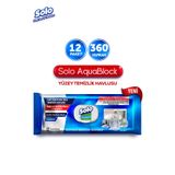 Solo Aquablock Yüzey Temizlik Havlusu 12'li 360 Yaprak