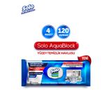Solo Aquablock Yüzey Temizlik Havlusu 4'lü 120 Yaprak