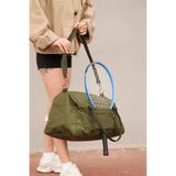 Solo Bag Krinkıl Kumaş Ayakkabı Bölmeli Önü Cepli Su Geçirmez Omuz Askılı Haki Spor Ve Seyahat Çantası