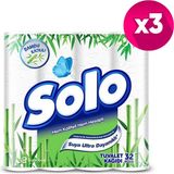 Solo Bambu Katkılı Tuvalet Kağıdı 32'li x 3 Adet