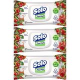 Solo Doğal Hijyen Elma Sirkesi & Karbonat Islak Mendil 3X50 - 3 adet 50'li