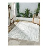 Solo EF001A Krem Gri İskandinav Tarzı Modern Desen Halı, Gri, 80 x 450